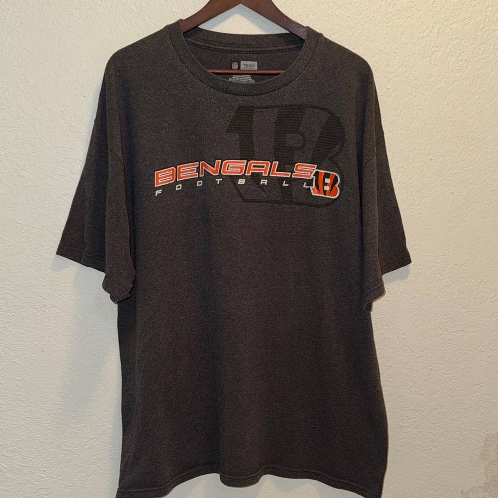 Bengals Football Tee - Charcoal